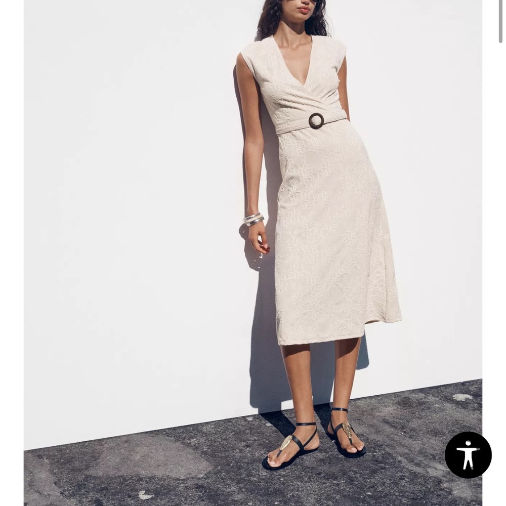 Zara Rustic Midi Dress